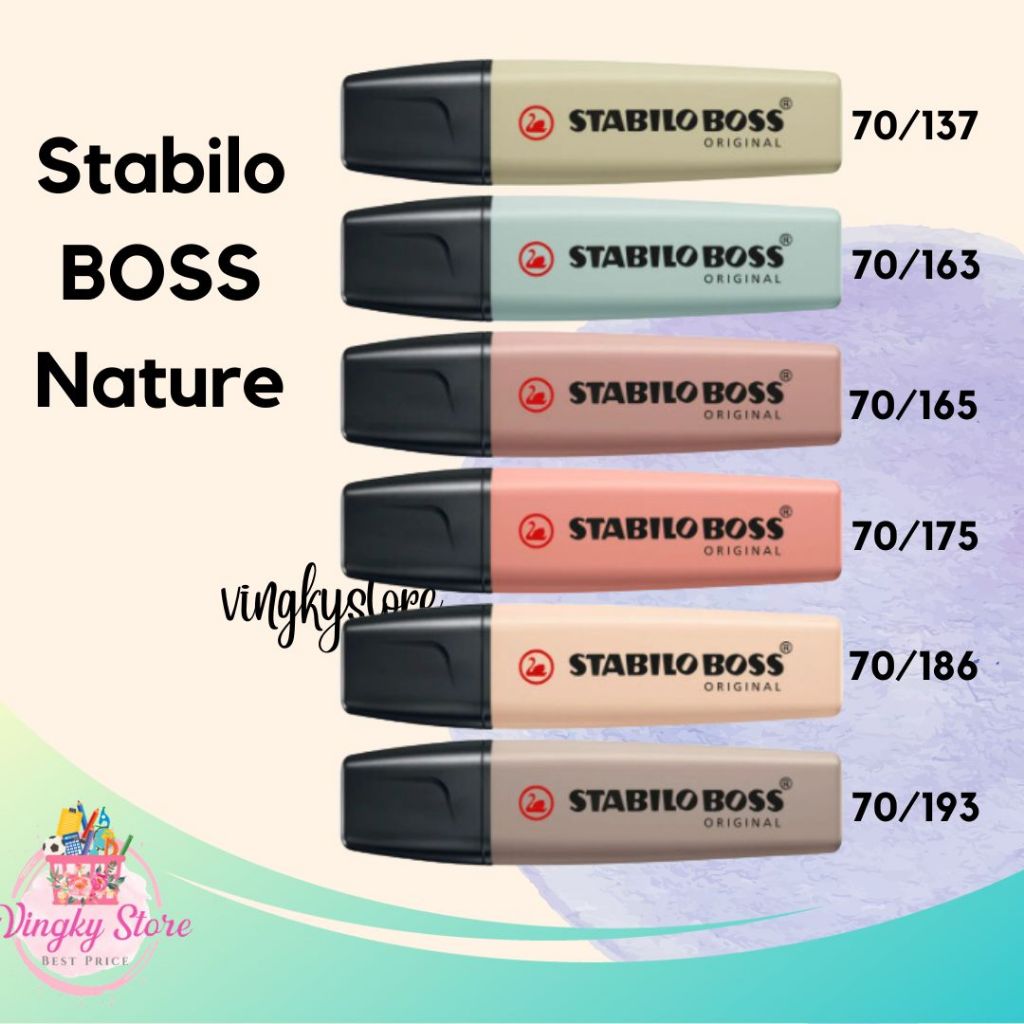 

Highlighter / Penanda / Stabilo Boss Original Nature Colors