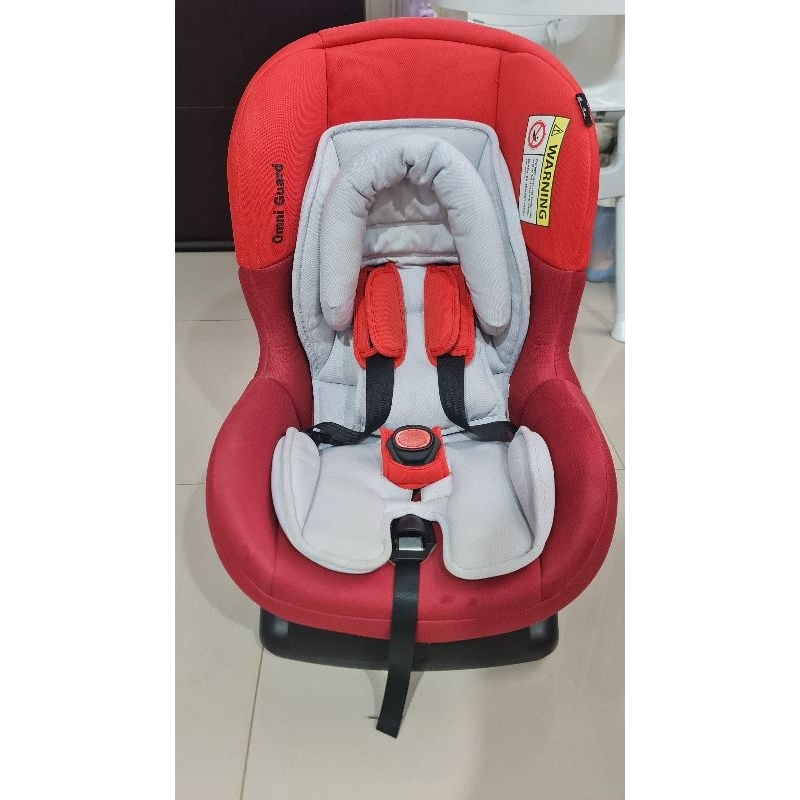 Carseat Bayi Cocolatte Omni Guard Red Merah Baby Car Seat Preloved
