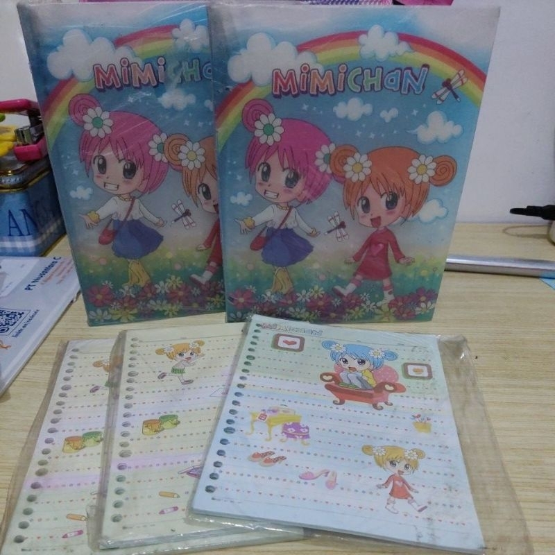 

Sale Cuci gudang barang lama Binder Note dan Loose leaf Fancy lucu A5 MimiChan