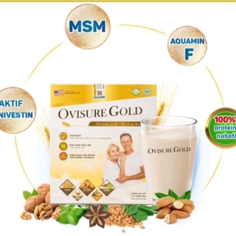 

OVISURE GOLD MILK SUSU VITAMIN TULANG DAN SENDI NYERI OTOT KERAM KEBAS ATASI ASAM URAT NYERI