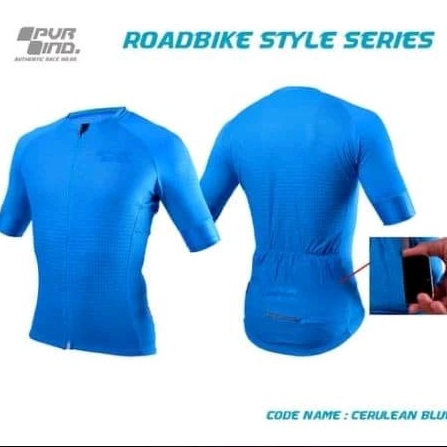 Jersey XC Roadbike PVR BIRU - Jerseys RB Style Series - Jersey Roadbike