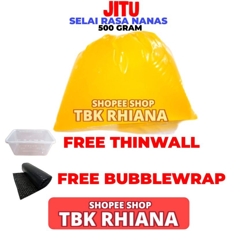 

Selai Filling Isian Rasa Nanas 500 Gram Ekonomis Merk Jitu
