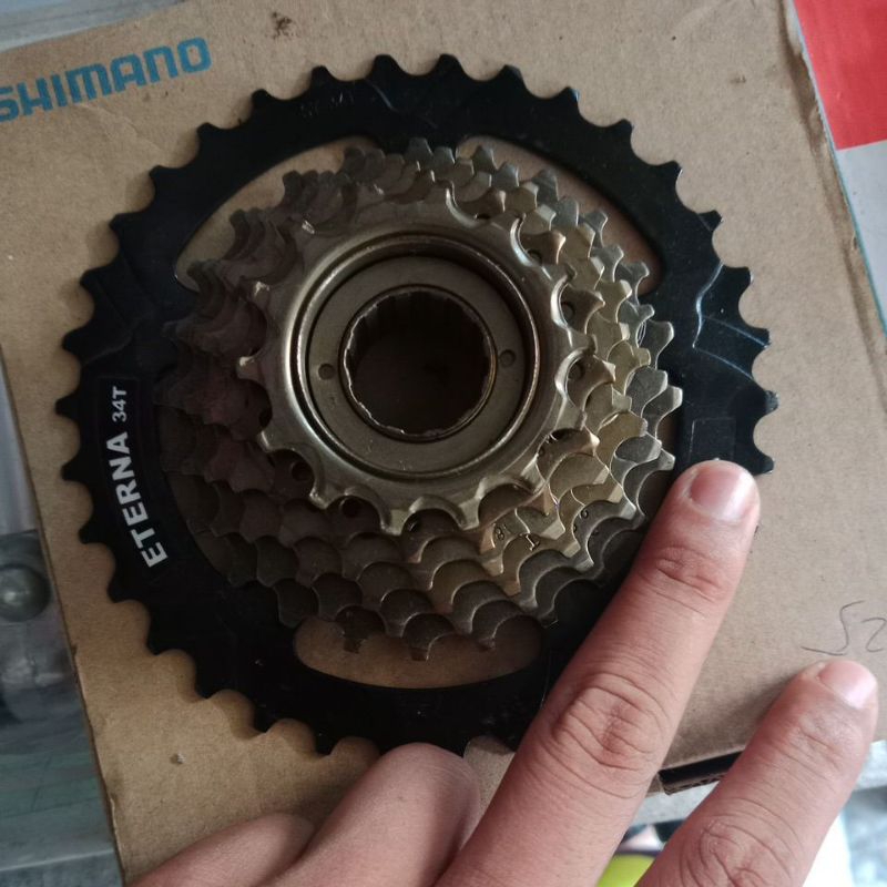 Sproket eterna 7speed ulir magarange 14-34