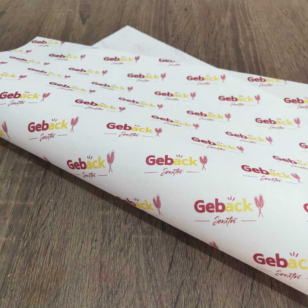 Cetak Custom Wrapping Paper, Kertas Roti, Tisu Doorslag | Perlengkapan Kemasan Kado Hampers Baju