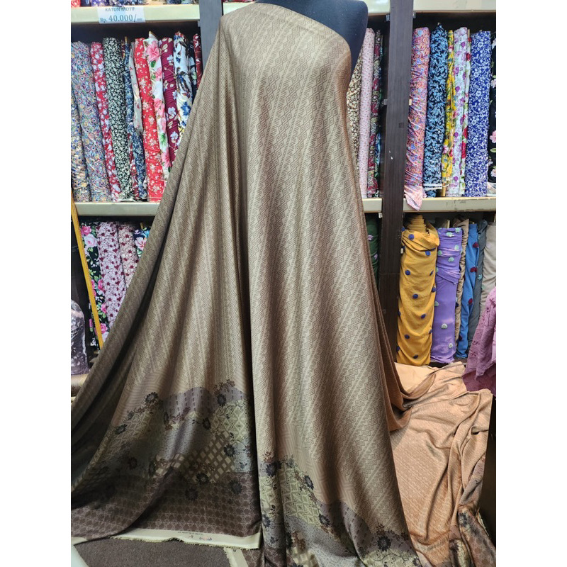 ARMANI SILK MOTIF ETNIK/BAHAN KAIN ARMANI SILK PRINT ETNIK