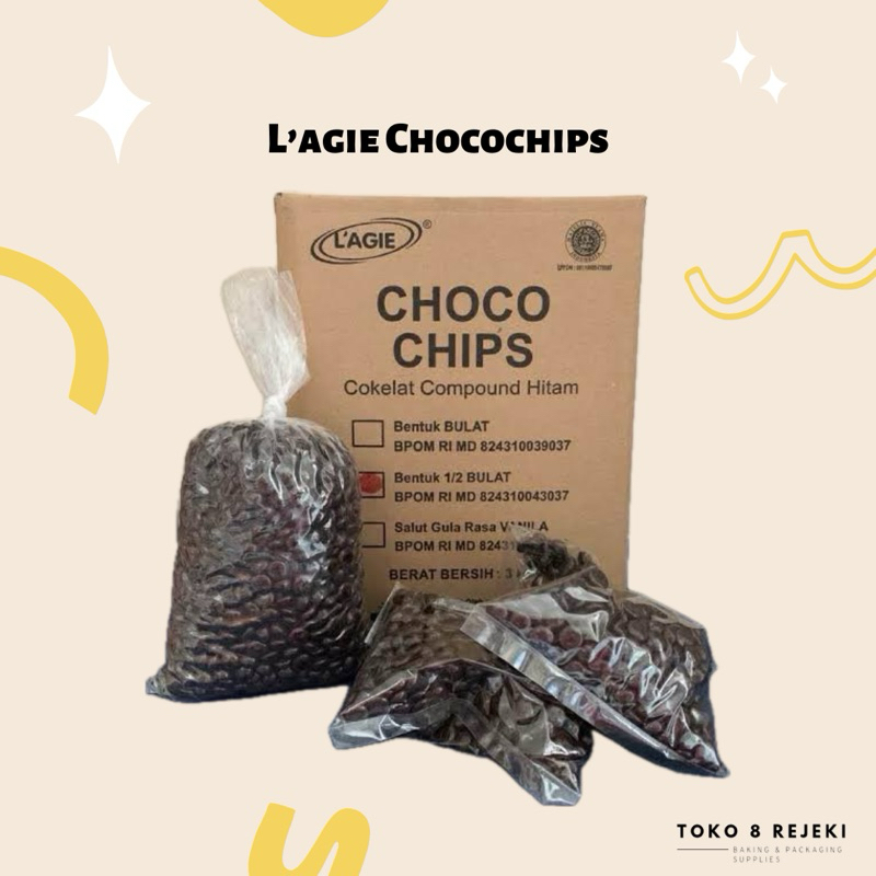 

L’AGIE Chocochip Dark 250 gr