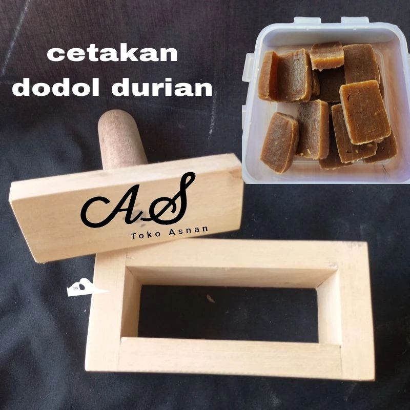 cetakan dodol durian dari Kalimantan