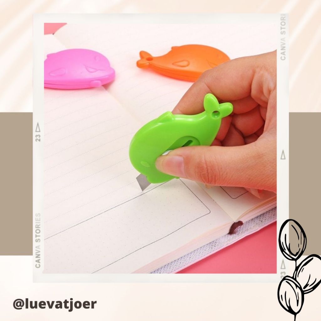

✨ READY ✨ Cutter Awan Mini Pemotong Kertas Mini Cutter Membuka Paket
