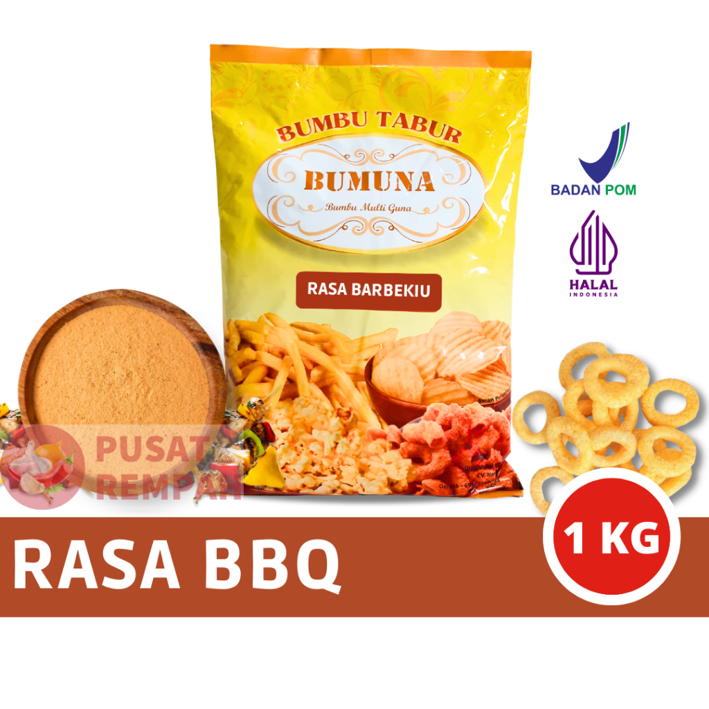 

Bumbu Tabur Rasa BBQ 1 Kg / Bumbu Tabur Aneka Rasa