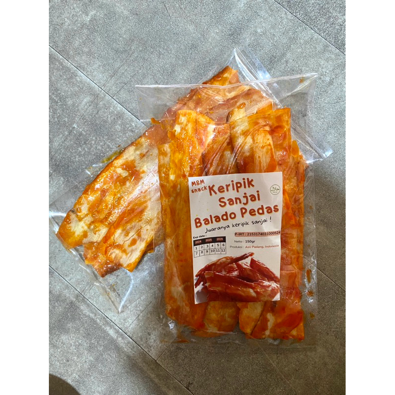 

Keripik Sanjai Balado Asli Padang