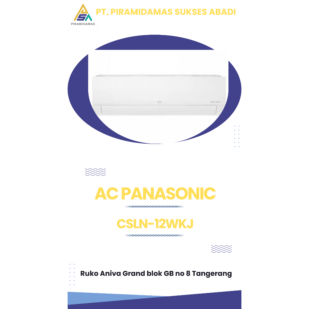 AC PANASONIC 1,5 pk CSLN-12WKJ LOW VOLTAGE