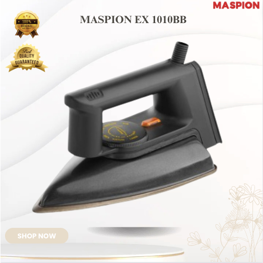 MASPION SETRIKA EX 1010BB SETRIKA LISTRIK ORIGINAL/EX1010BB/EX 1010 BB/EX-1010BB/SETRIKA TRAVEL