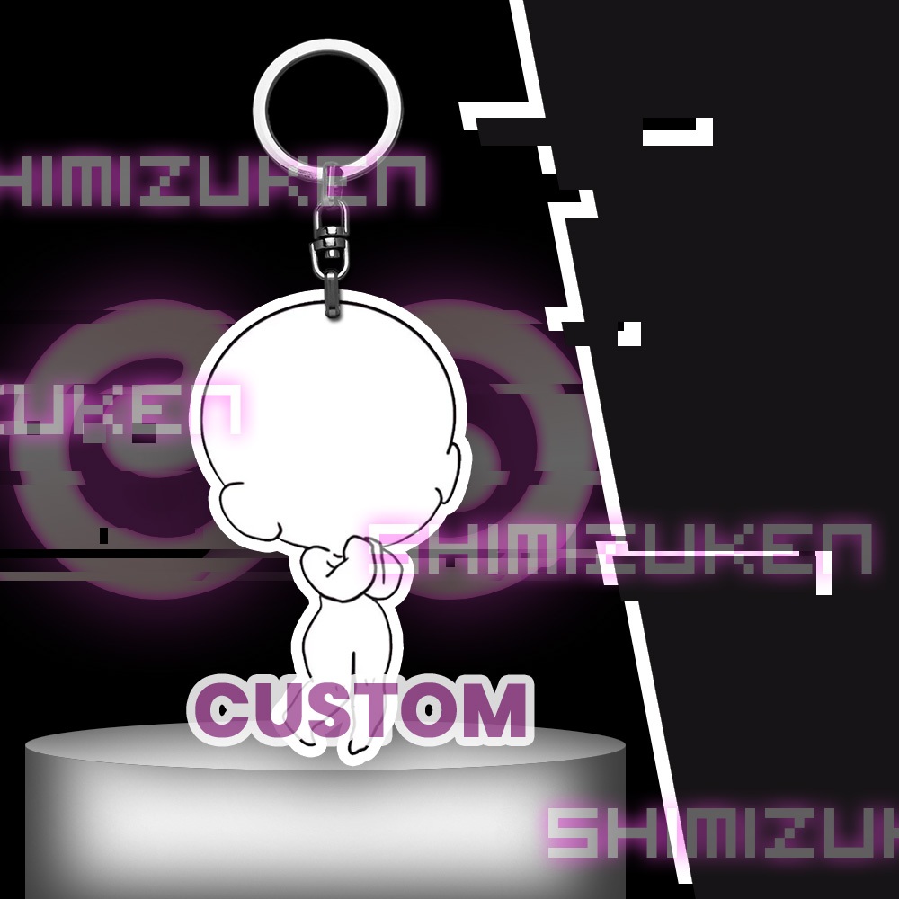 Gantungan Kunci Custom Akrilik Anime Game Hololive - Ganci Akrilik - Keychain Acrylic