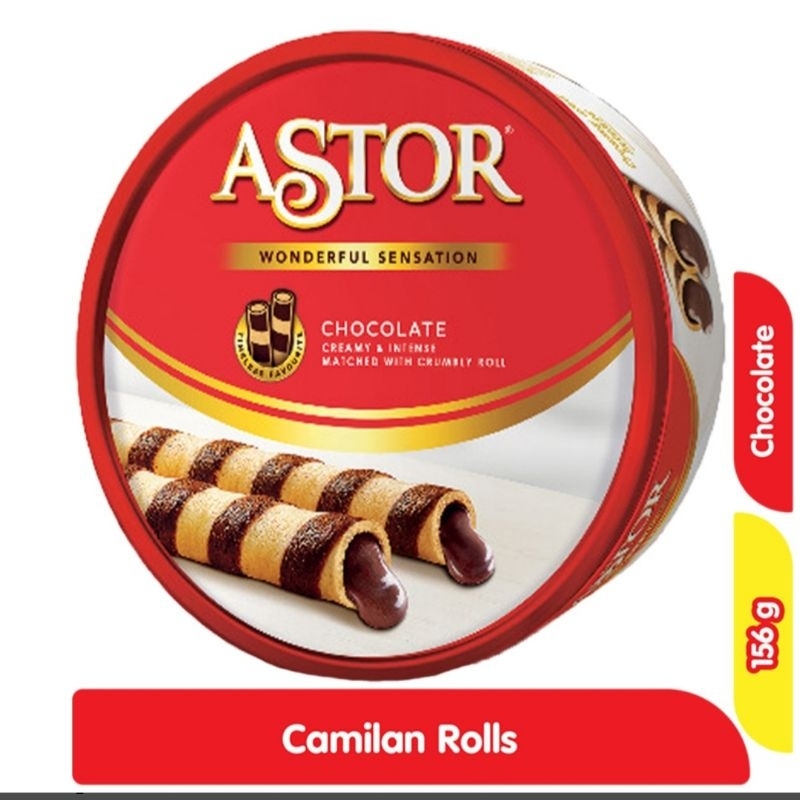 

Astor Wafer Stik Cokelat kaleng 156g