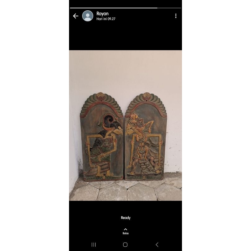 blawong/hiasan dinding/tempat keris