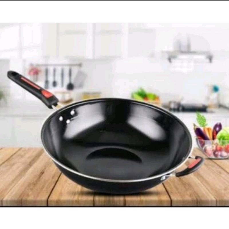 WAJAN ENAMEL ANTI LENGKET WAJAN MULTIFUNGSI