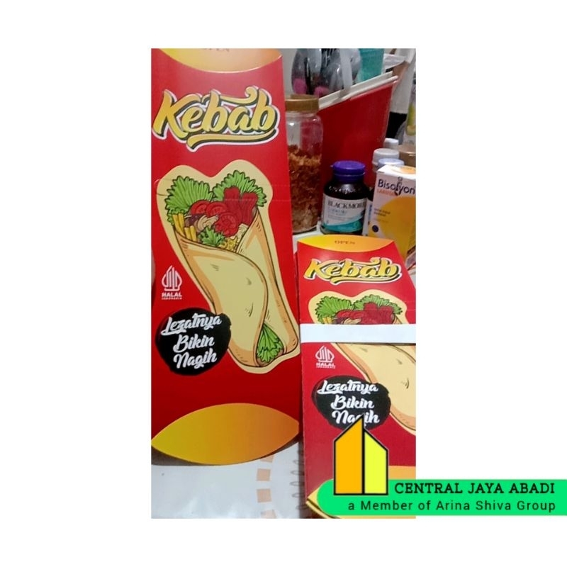 

[PAKET USAHA] 250 LEMBAR KERTAS KEBAB TARIKAN UKURAN 25 × 10 CM HIGH QUALITY PRODUK TERBARU | KOTAK KEBAB KEKINIAN | DUS KEBAB VIRAL TIKTOK | KEMASAN KEBAB | BOX KEBAB 250 PCS MURAH | TOKO KEBAB OFFICIAL | CENTRAL JAYA ABADI | SHIVACORP 91468
