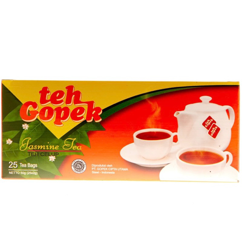 

Teh Gopek Jasmine Teh Celup 25 sachet / saset Termurah Terlaris