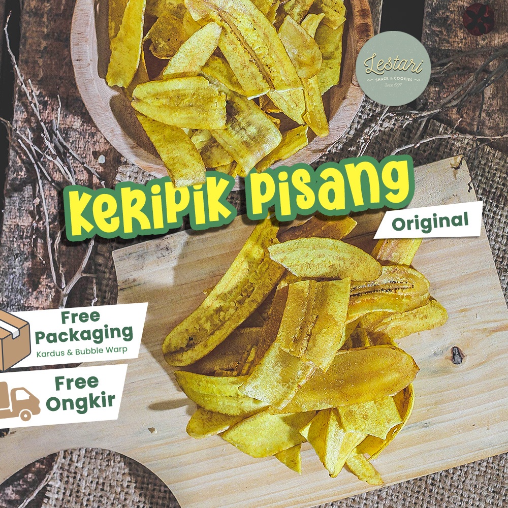 

KRIPIK PISANG ORIGINAL ASIN 150gr / KERIPIK PISANG KEPOK