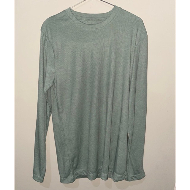 Preloved Knit Rajut Sweater Wanita Sage Green Hijau