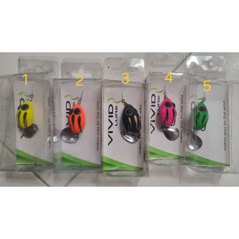 SOFTFROG VIVID 2.5CM UMPAN CASTING GABUS KOCOLAN