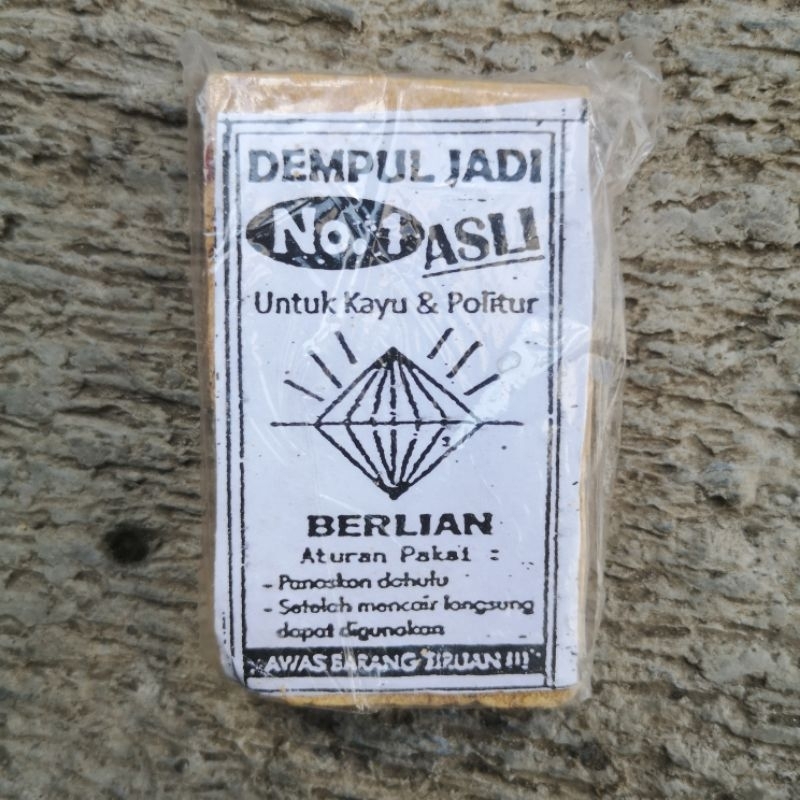 Dempul Bakar Politur Kayu