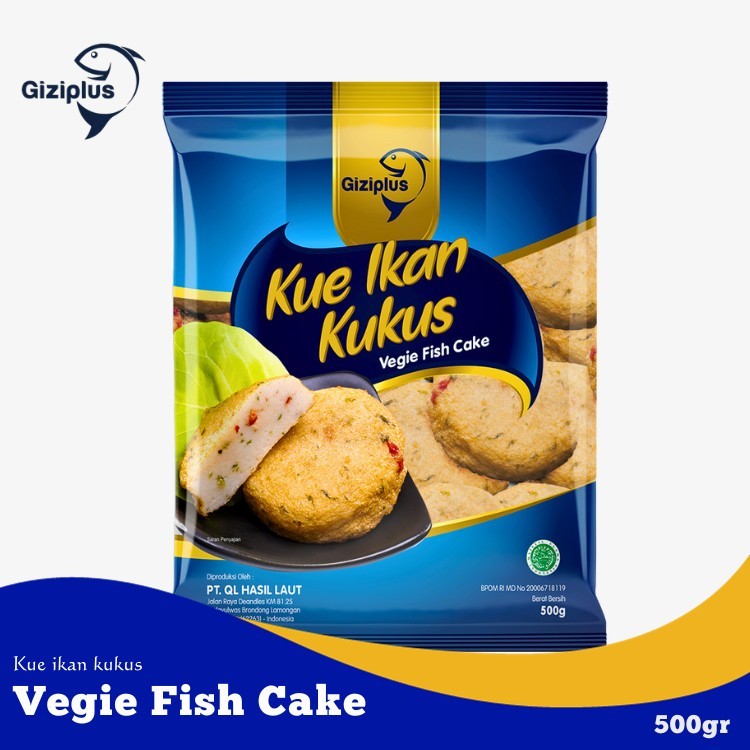 

VEGIE FISH CAKE / KUE IKAN KUKUS 250Gr ( GIZIPLUS ) | IKAN | KUE IKAN