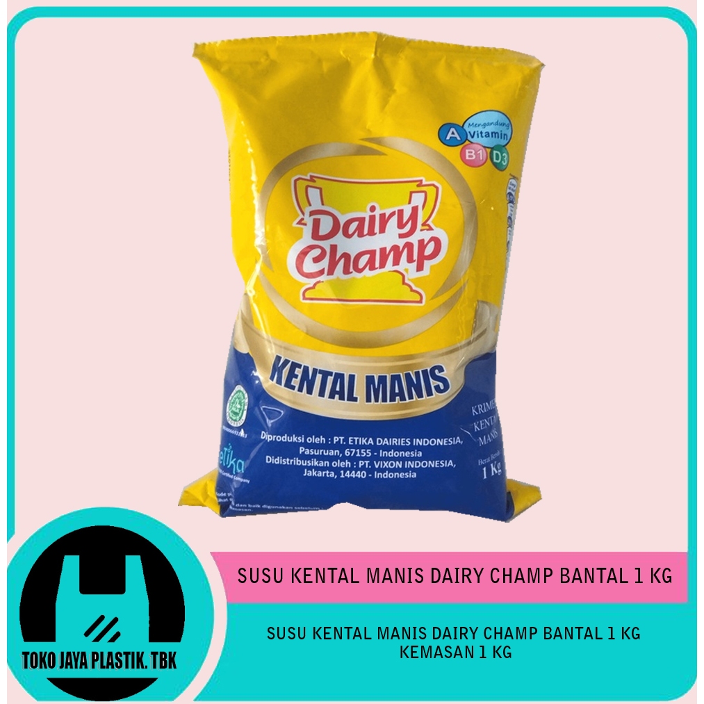 

SUSU KENTAL MANIS DAIRY CHAMP BANTAL 1 KG