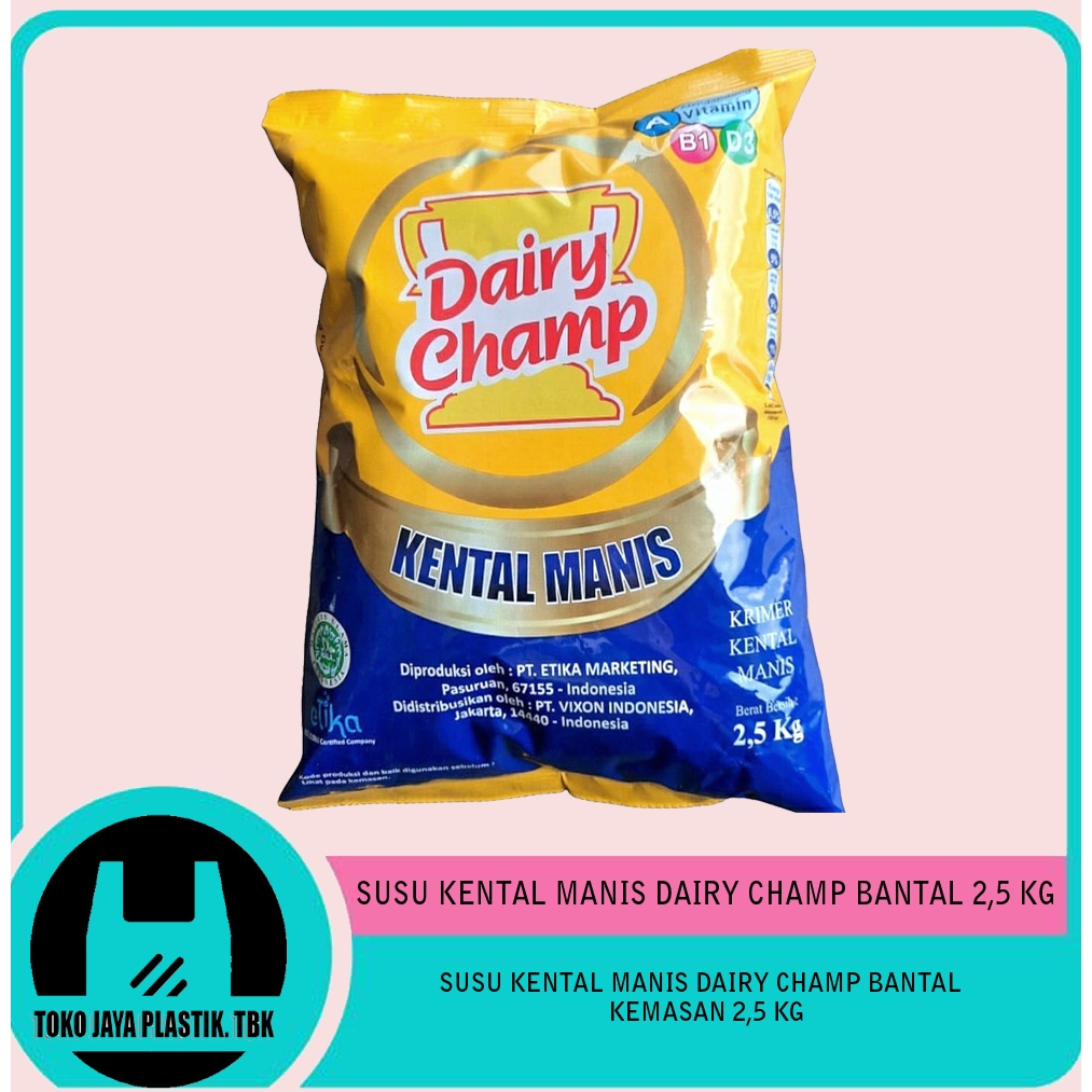 

SUSU KENTAL MANIS DAIRY CHAMP BANTAL 2,5 KG