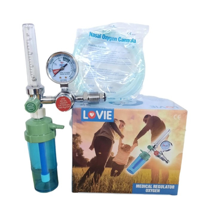 Regulator Oksigen Medis LOVIE/ Regulator Tabung Oksigen Lovie