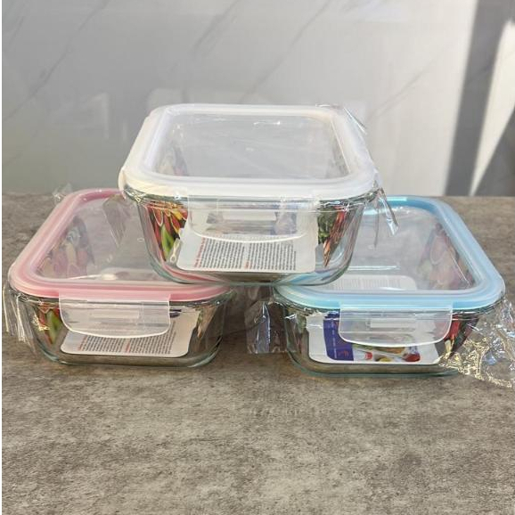 Glasslock / food container / Kotak makan / kotak kaca / kaca / microvawe / Lock n lock / Kotak makan