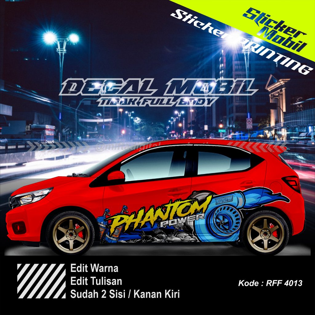 Stiker mobil ayla agya stiker mobil ayla terlaris