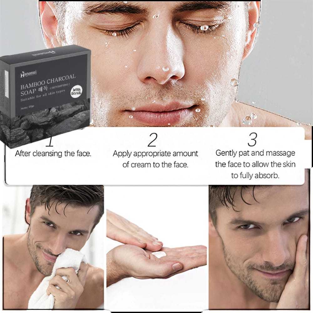 BARU HANASUI SABUN PENCERAH WAJAH PRIA AMPUH DAN PERMANEN COD