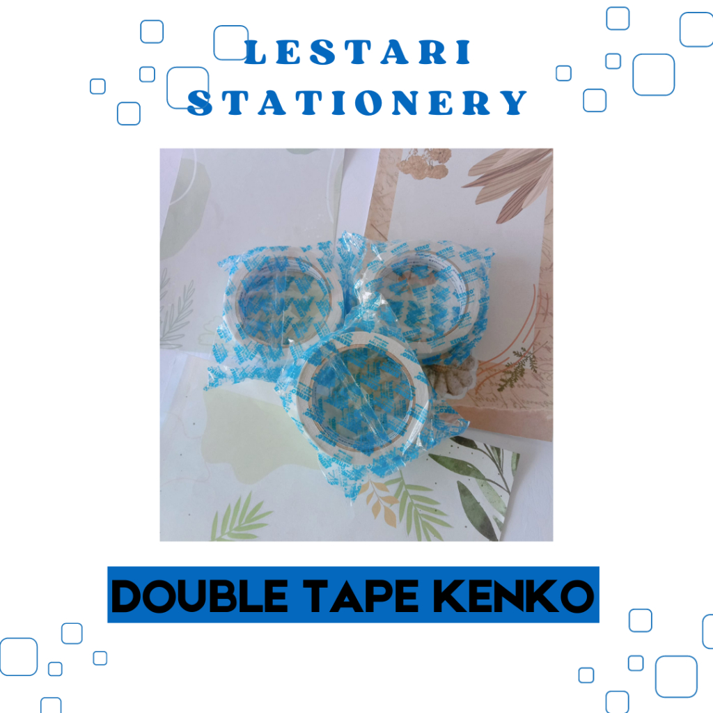 

Doubletape/isolasi 2 sisi/double tape lestari stationery