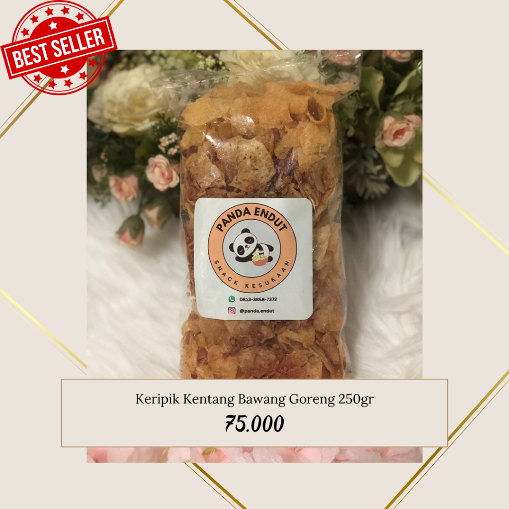 

Keripik Kentang Bawang Goreng 250 gr