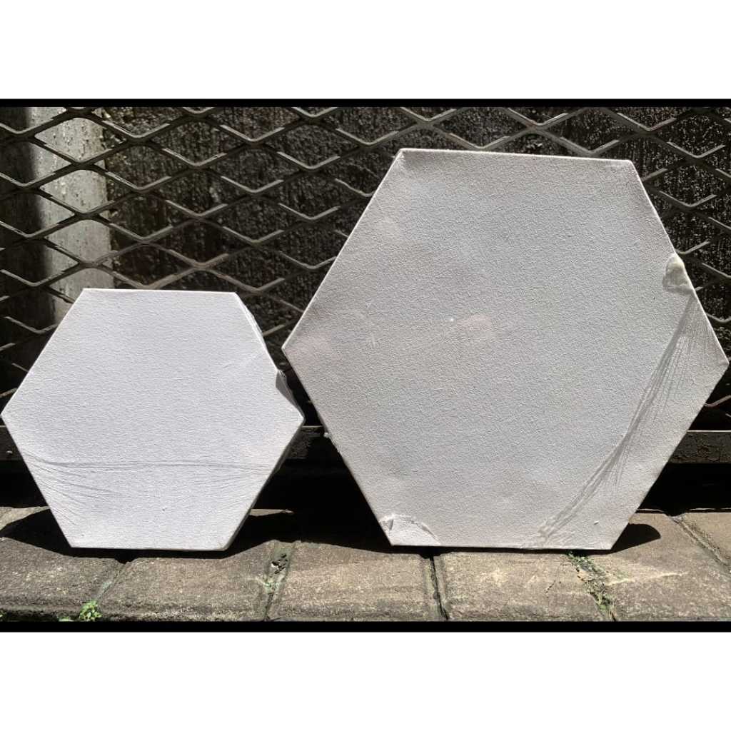

kanvas lkukis segienam 30 x 30 xm canvas board hexagon 30 cm