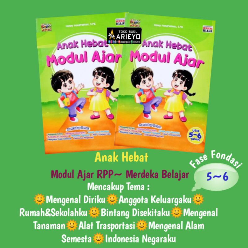 Original ✓ Anak Hebat Modul Ajar~Rpp Kurikulum Merdeka