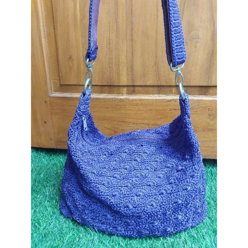 Tas Rajut warna ungu