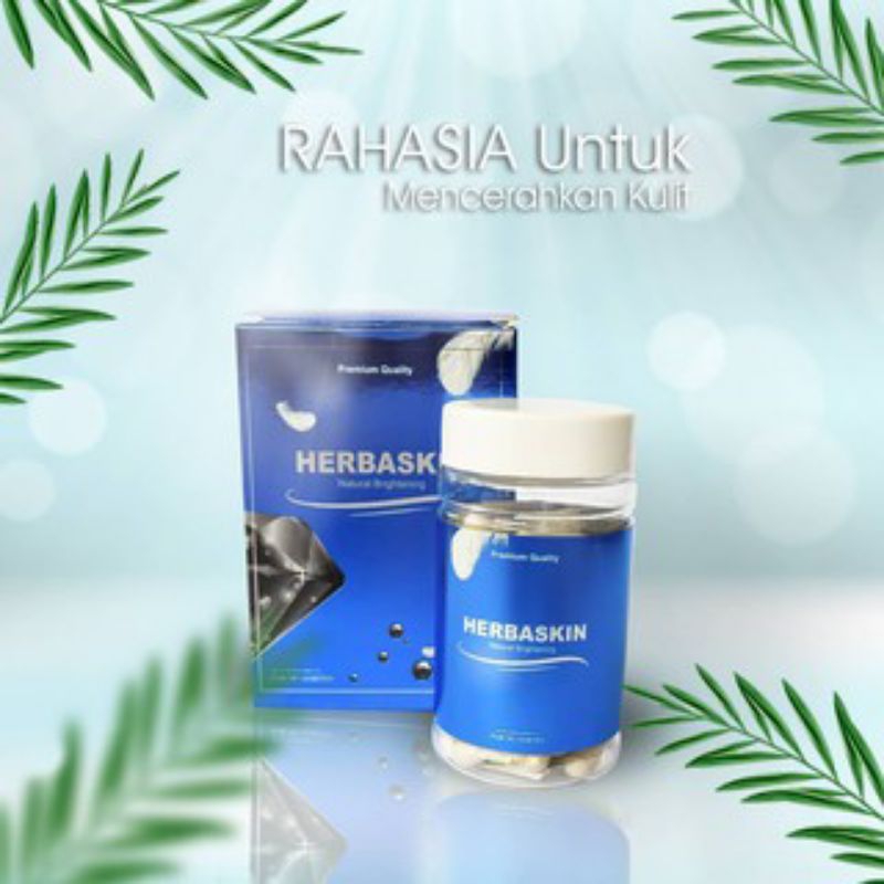 HERBASKIN PENGHILANG FLEK HITAM PEMUTIH KULIT 100% ORIGINAL