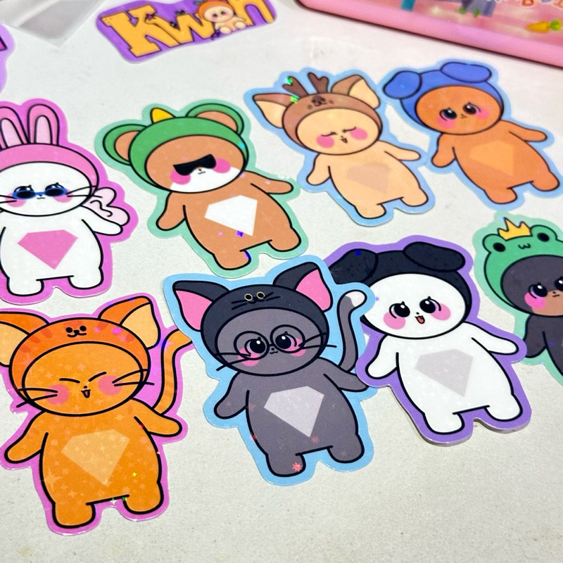 

(WAJIB CO MIN 3 PCS) 17TEEN ANGEL DIECUT STICKERS