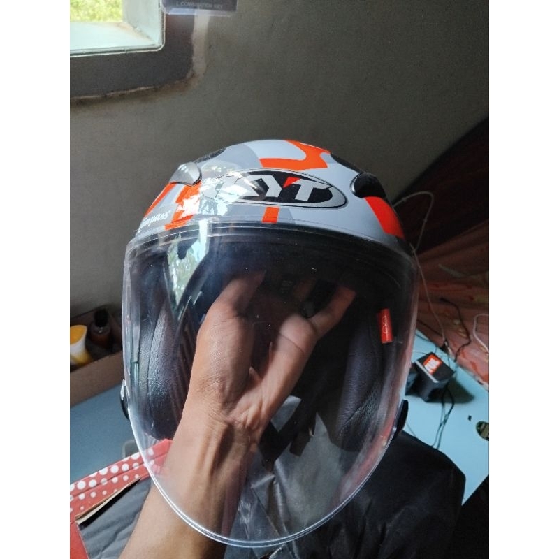 Helm kyt double visor