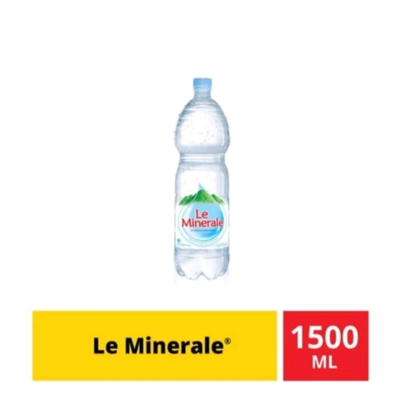 

LE MINERALE AIR MINERAL BOTOL KEMASAN 1.500ml 600ml