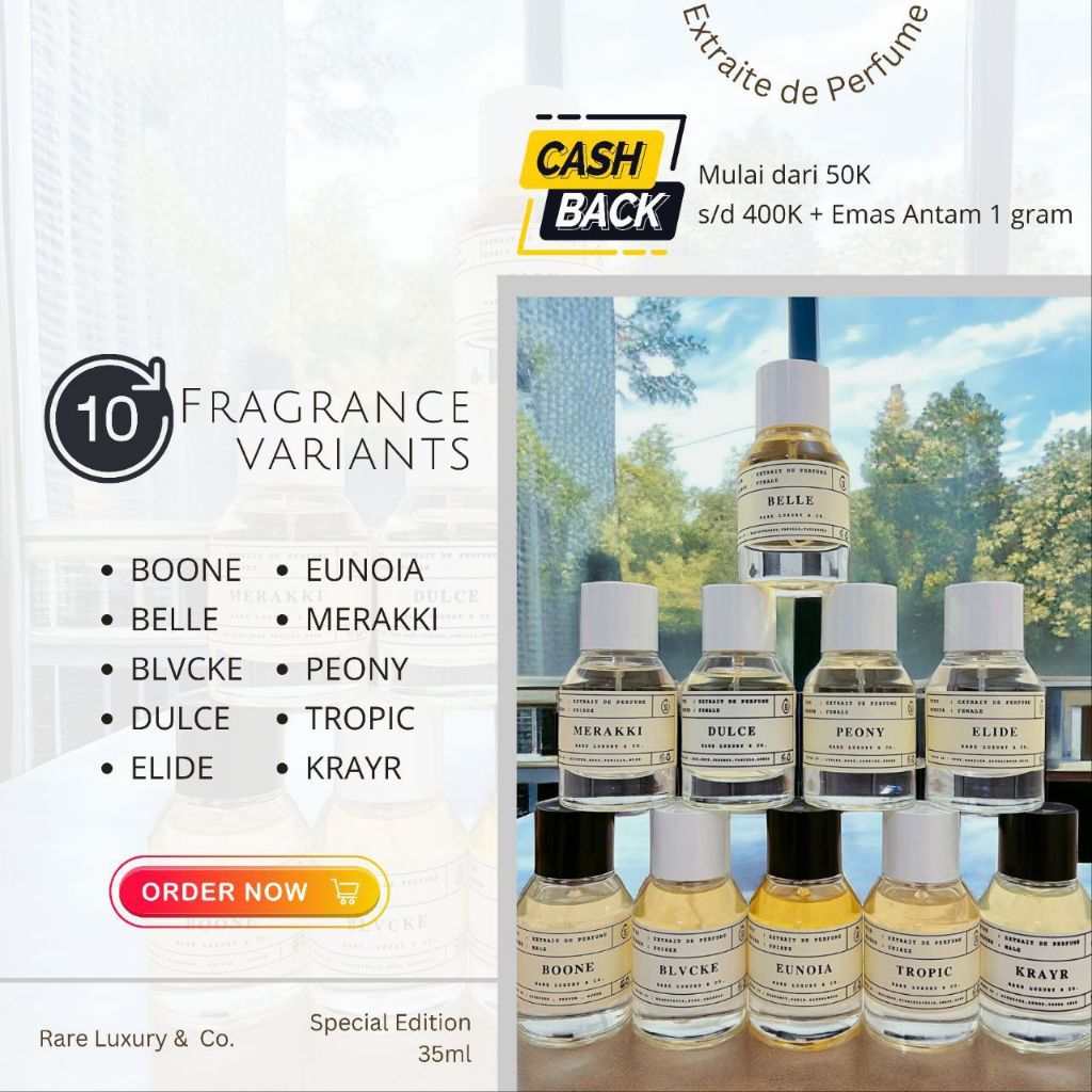 RARE LUXURY & CO PARFUM ORIGINAL | PARFUM RARE Parfum Unisex Bestseller