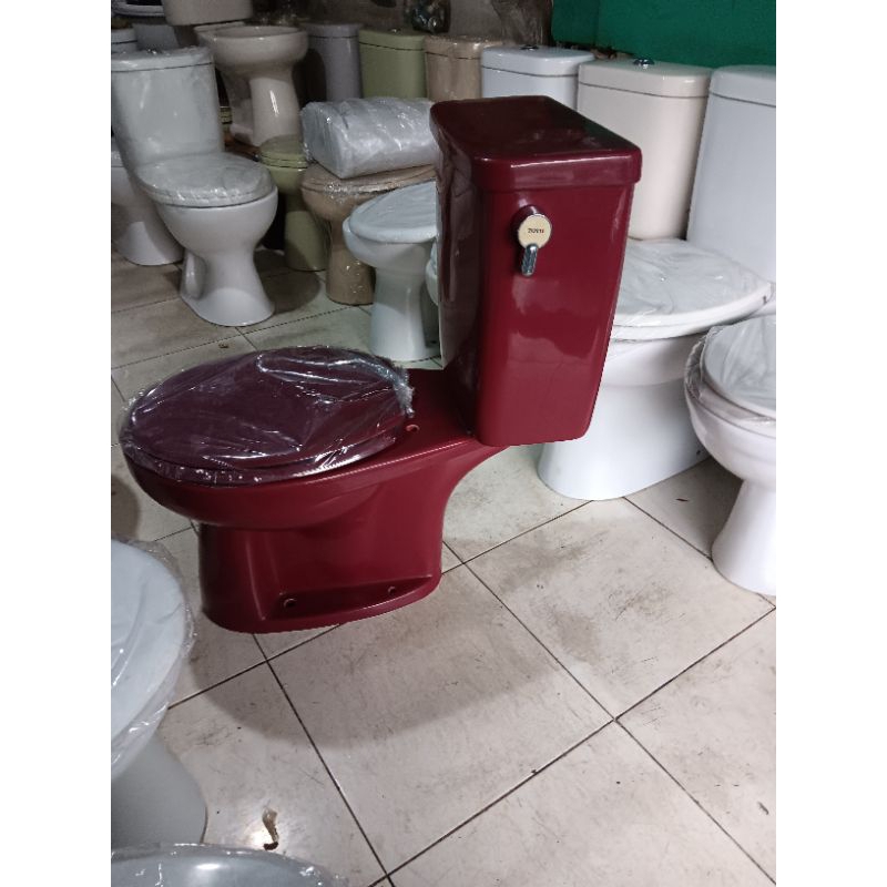 closet duduk merek toto s 516  warna merah maron gratis ongkir jadetabek