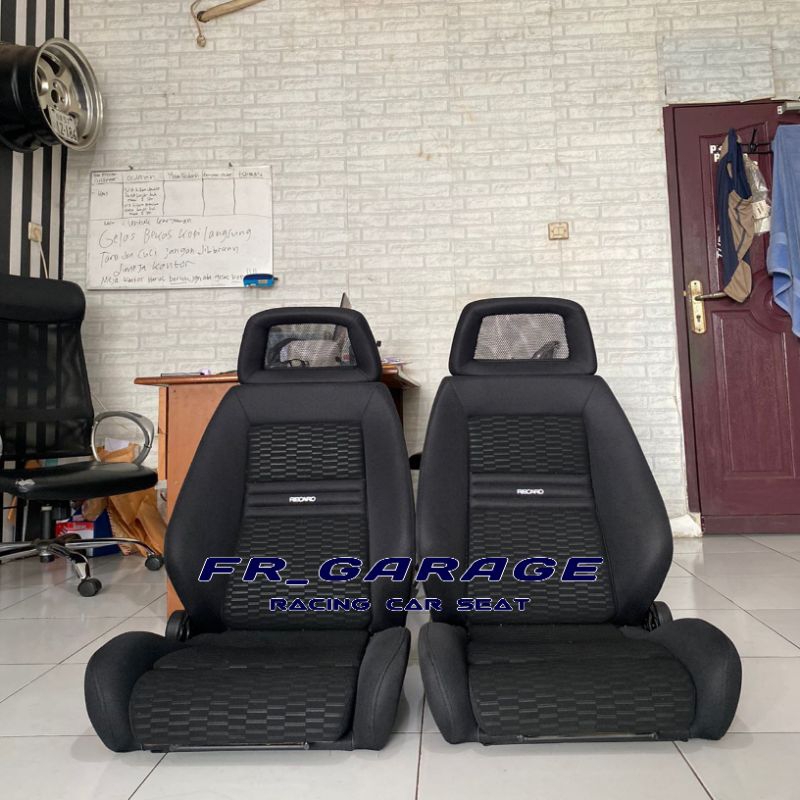 JOK MOBIL RACING LX GARIS HITAM PUTIH / JOK RACING MOBIL UNIVERSAL