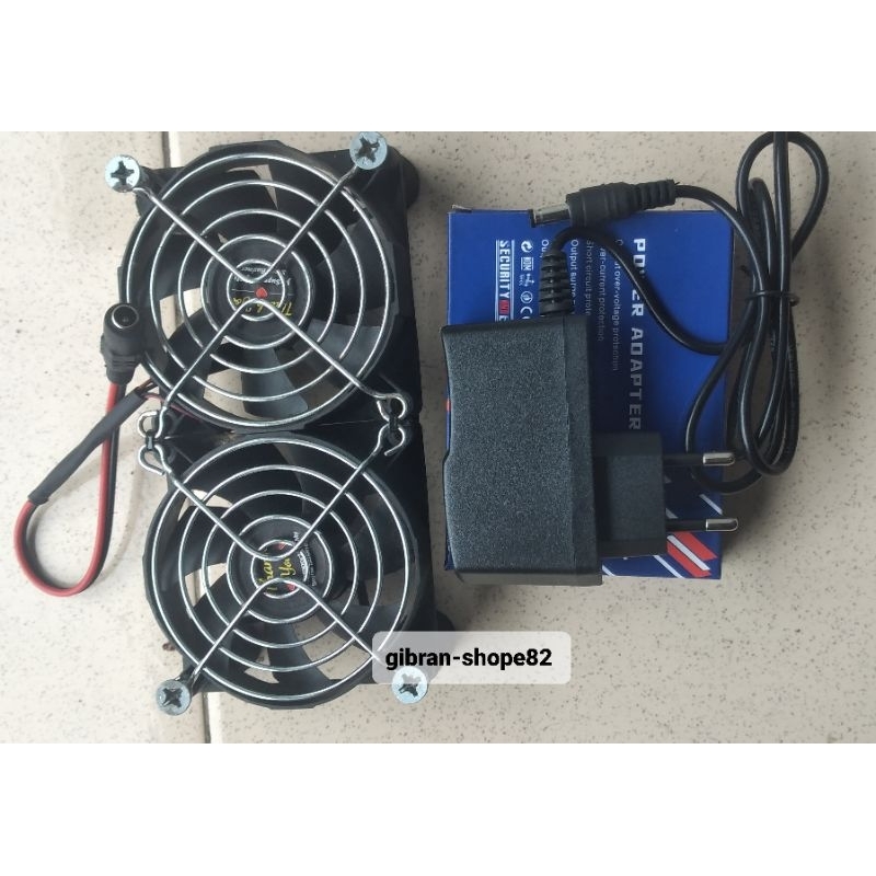 kipas pendingin stb dengan ram pengaman double kipas