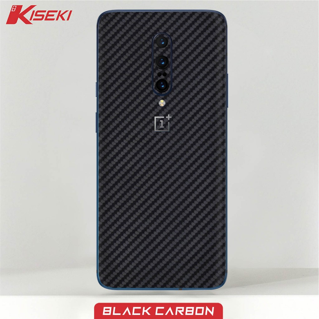Kiseki Skin Oneplus 7 Pro di Back Case Only Carbon Leather Gambar Custom
