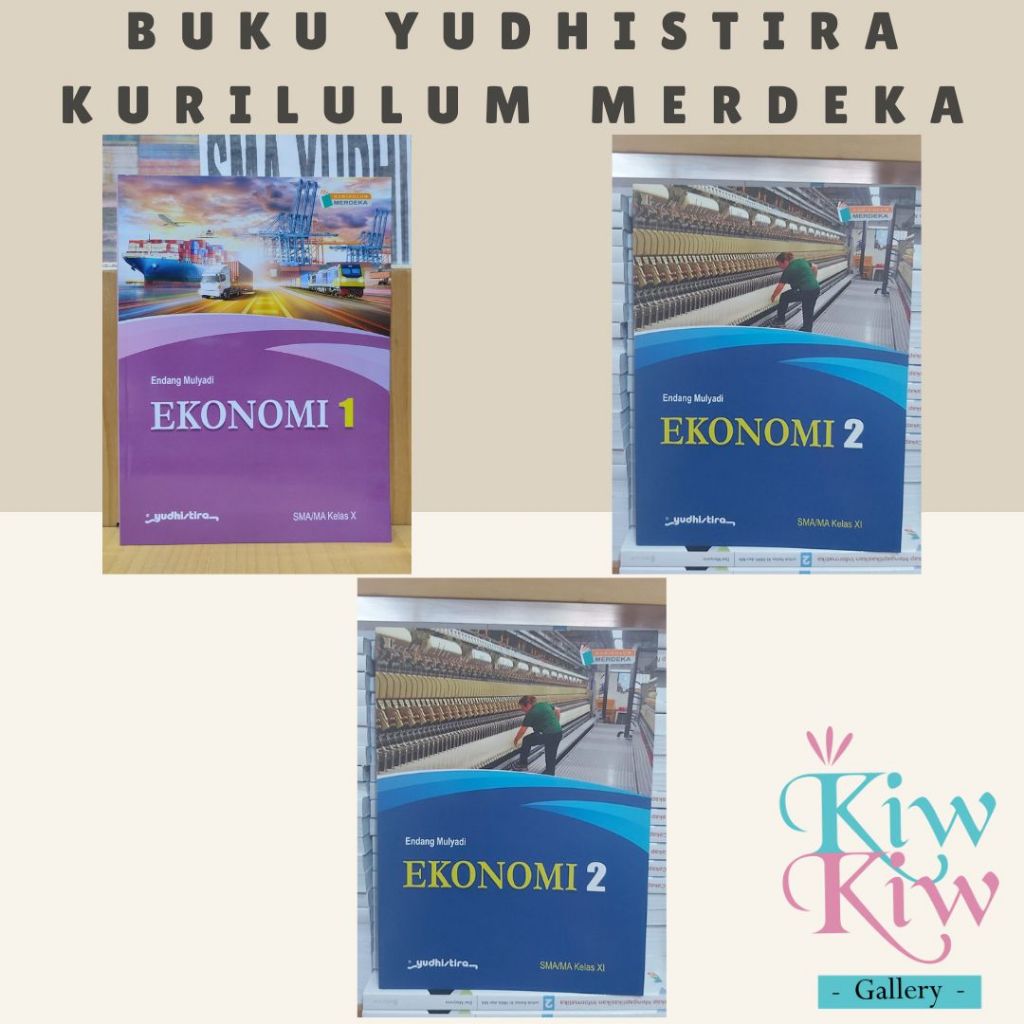 Buku Ekonomi Kelas 10, 11, 12 SMA/MA Kurikulum Merdeka - Yudhistira