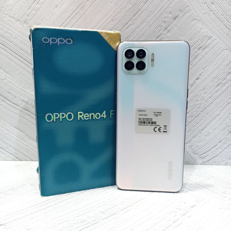 Oppo Reno 4F 8/128 GB Handphone Second Bekas Fullset