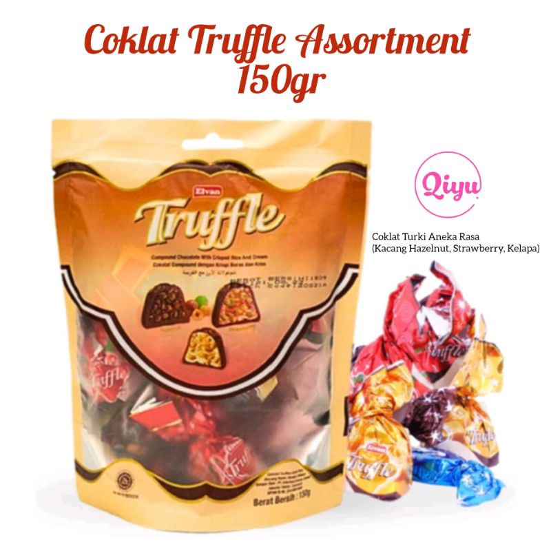 

Coklat Turki Truffle Assortment - Cokelat Turkey Murah Elvan 150gr